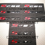 S207 S208 REPLACEMENT EMBLEMS 2015+ Subaru STI / WRX